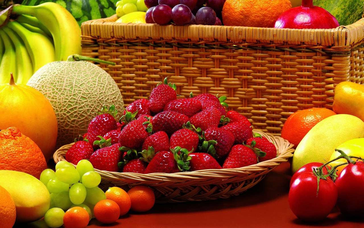 смачні фрукти пазл онлайн