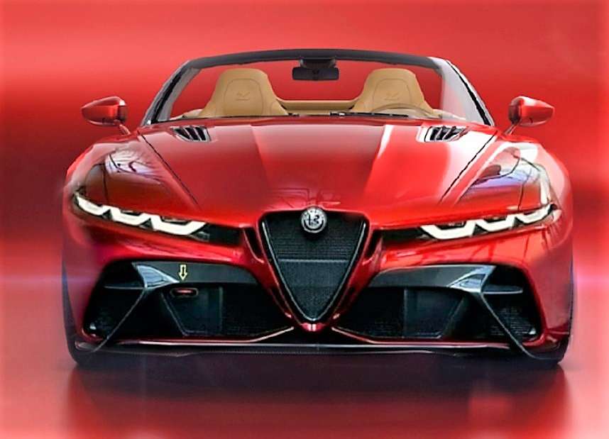 Alfa Romeo idea spider Italia puzzle online