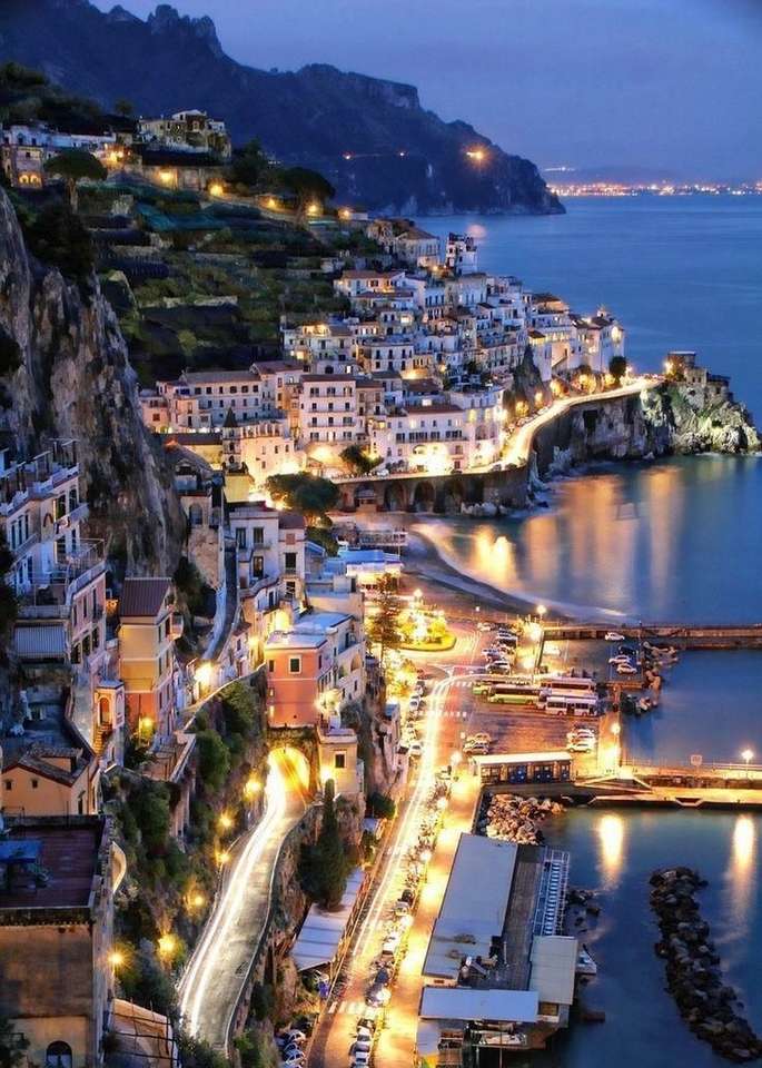 Positano Salerno Olaszország kirakós online