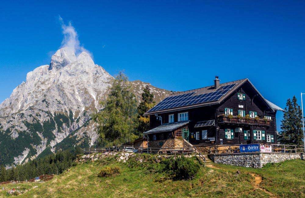 adăpost în Alpi puzzle online