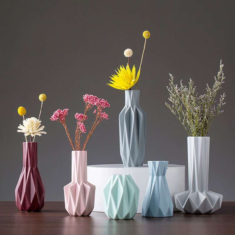 dekorativní vázy s květinami online puzzle