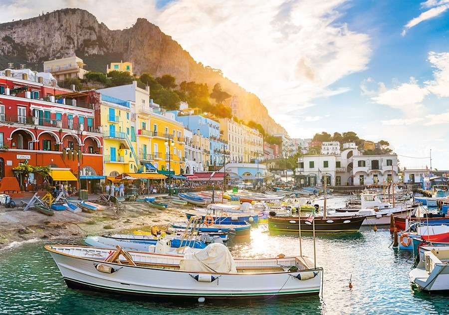 Île italienne de Capri puzzle en ligne