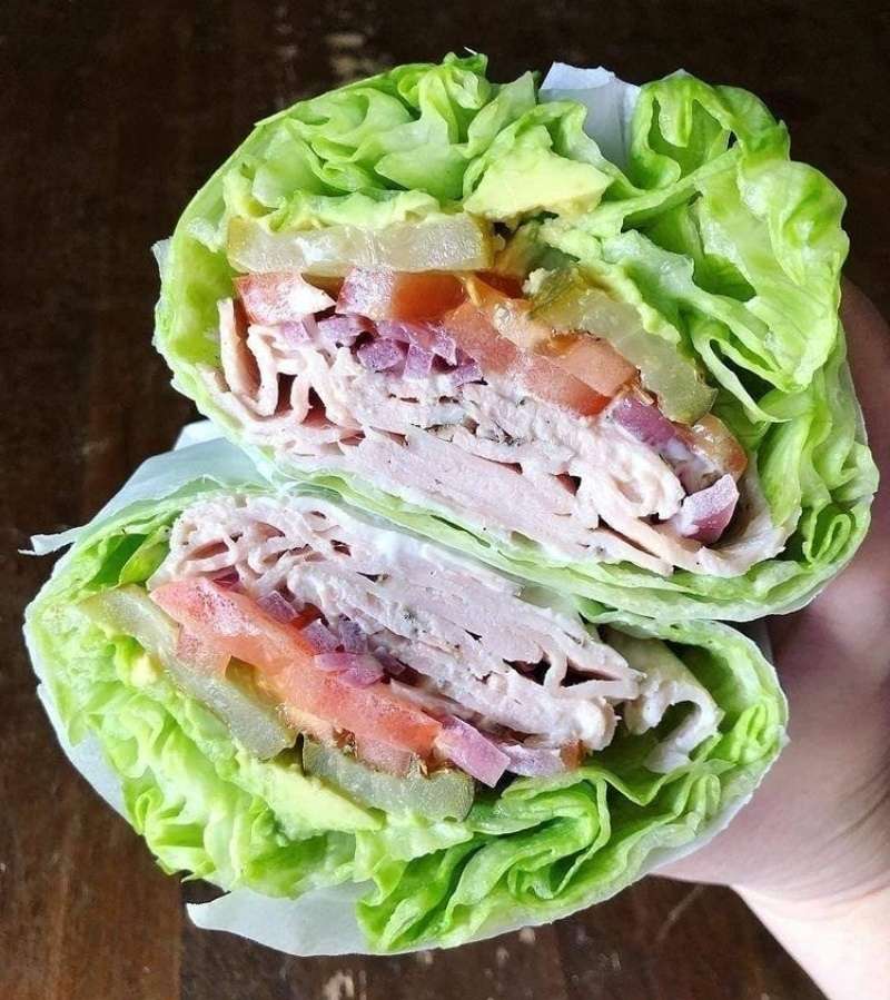 Сэндвич с начинкой пазл онлайн