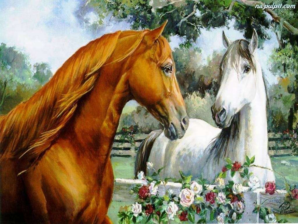 cavalos ... puzzle online