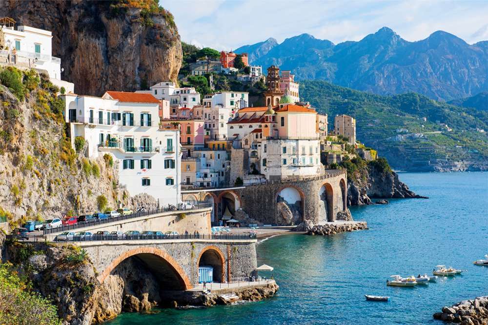 Альфамітове узбережжя в Італії пазл онлайн