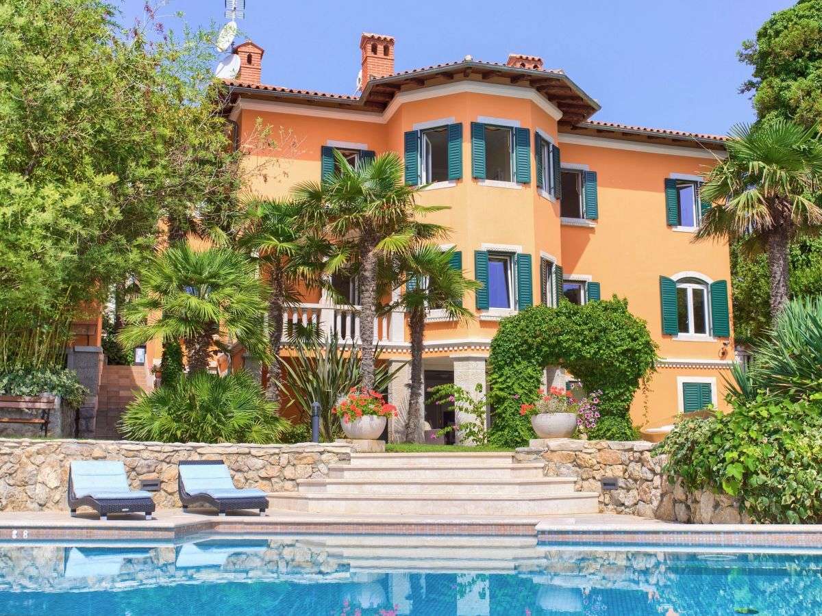 Lovran Villa Istrië Kroatië legpuzzel online