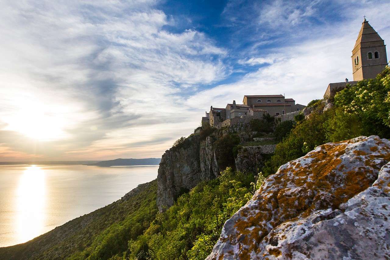 Paisaje de la isla de Cres Croacia rompecabezas en línea