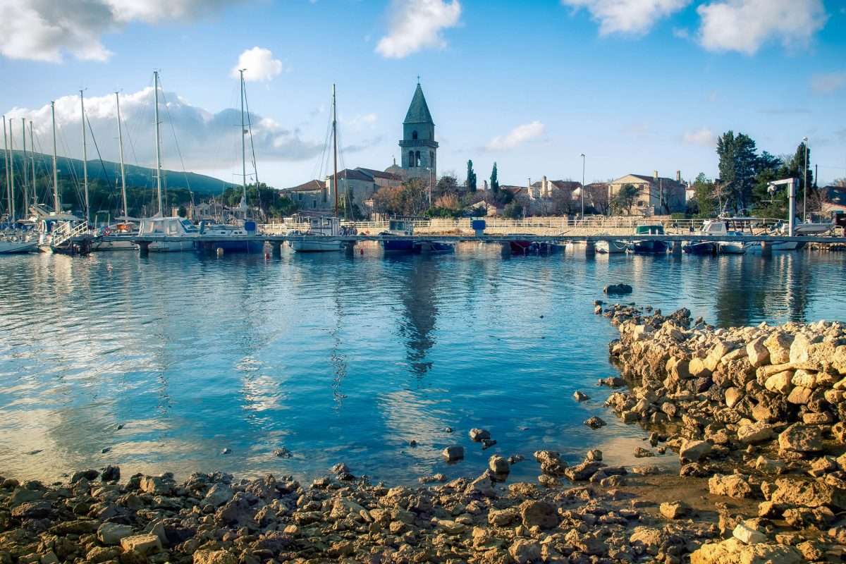 Остров Осор Хорватия онлайн-пазл