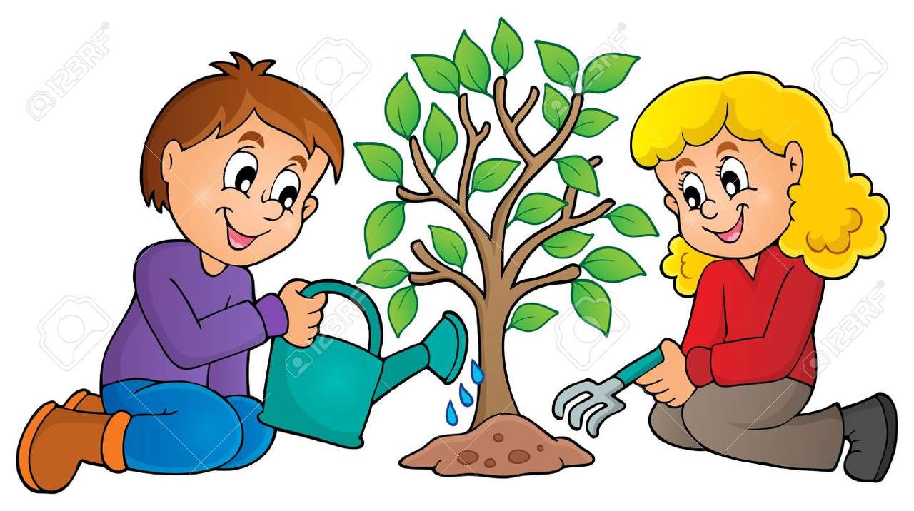 Bomen planten online puzzel