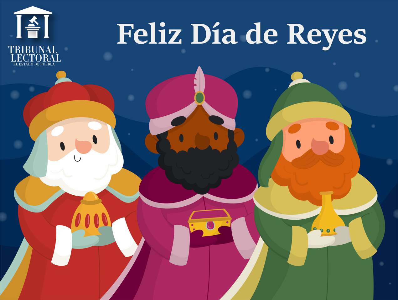 Feliz Día de Reyes rompecabezas en línea