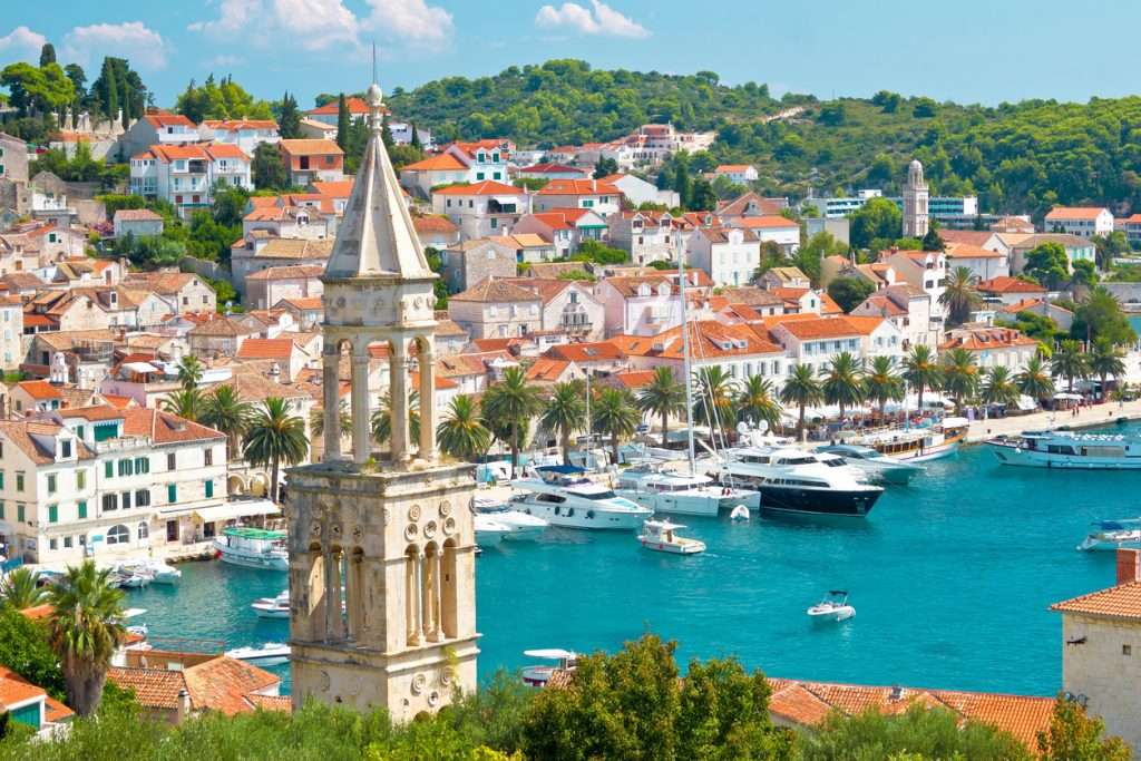Острів Хвар місто Хорватія пазл онлайн