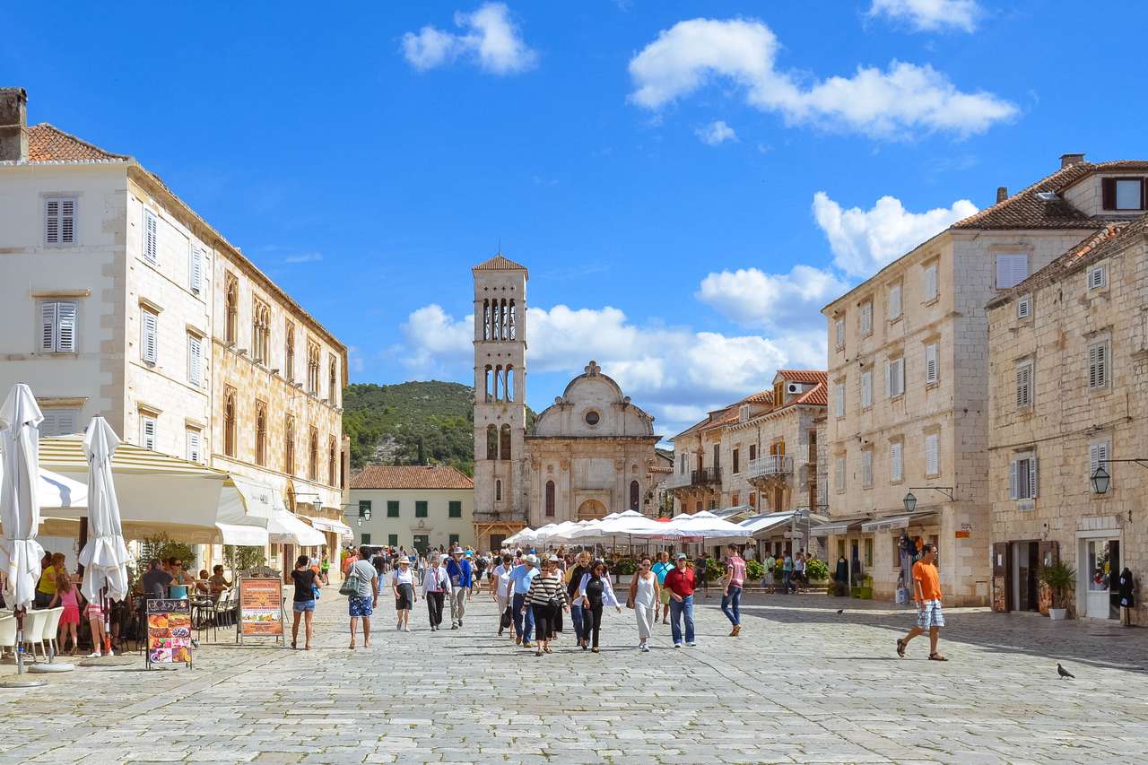 Ostrovní město Hvar Chorvatsko online puzzle