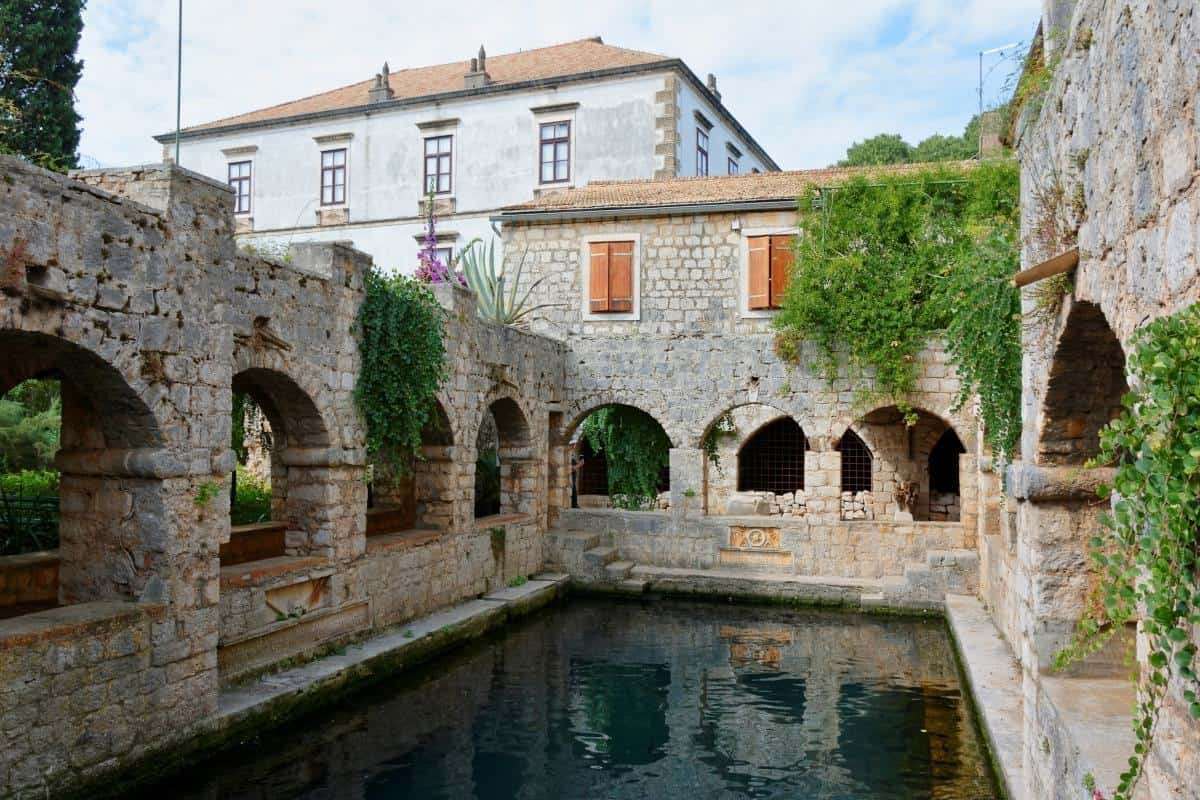 Παλιό κάστρο Κροατία νησιών Χβάρ online παζλ