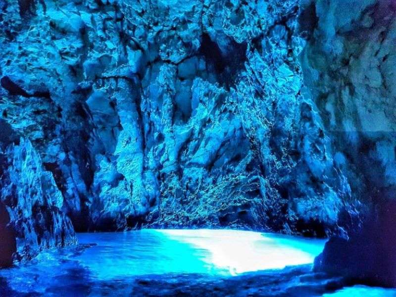 Голубая пещера Бишево, Хорватия пазл онлайн