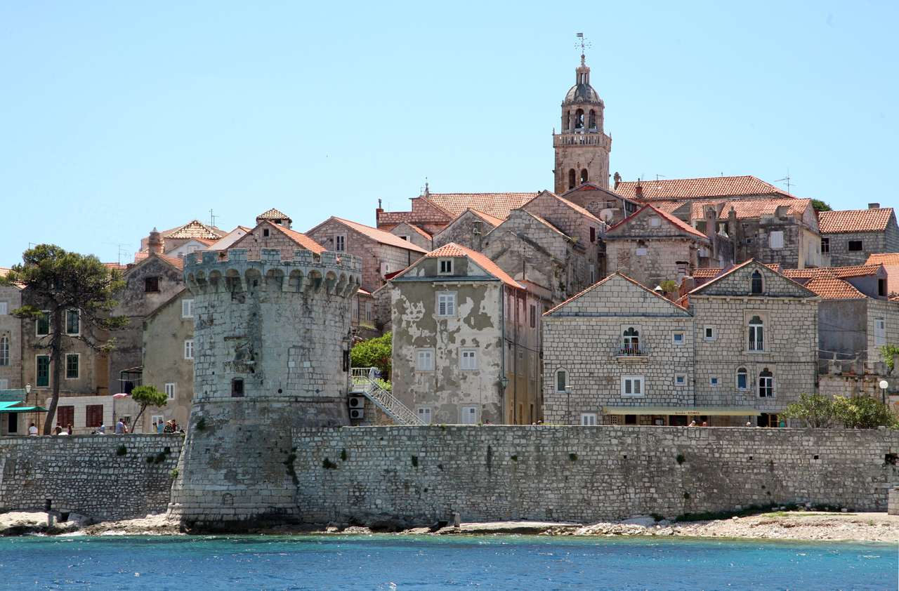 Νησί Κορτσούλα Κροατία παζλ online