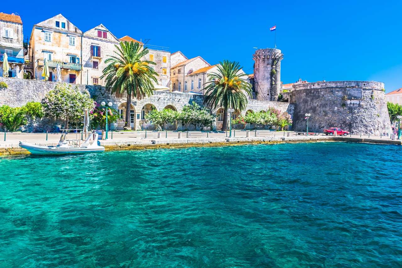 Νησί Κορτσούλα Κροατία online παζλ