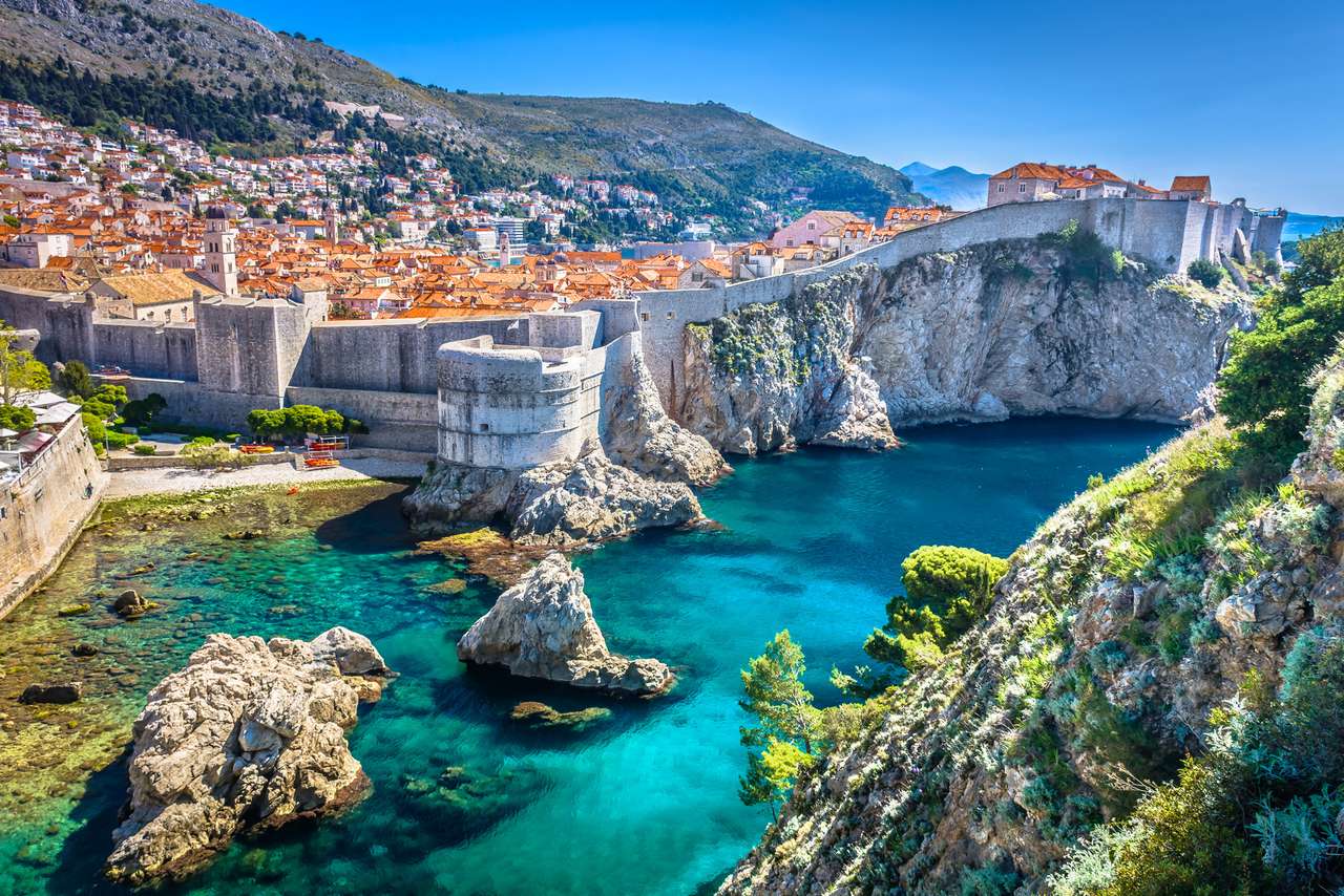 Dubrovnik Dalmácia Horvátország kirakós online