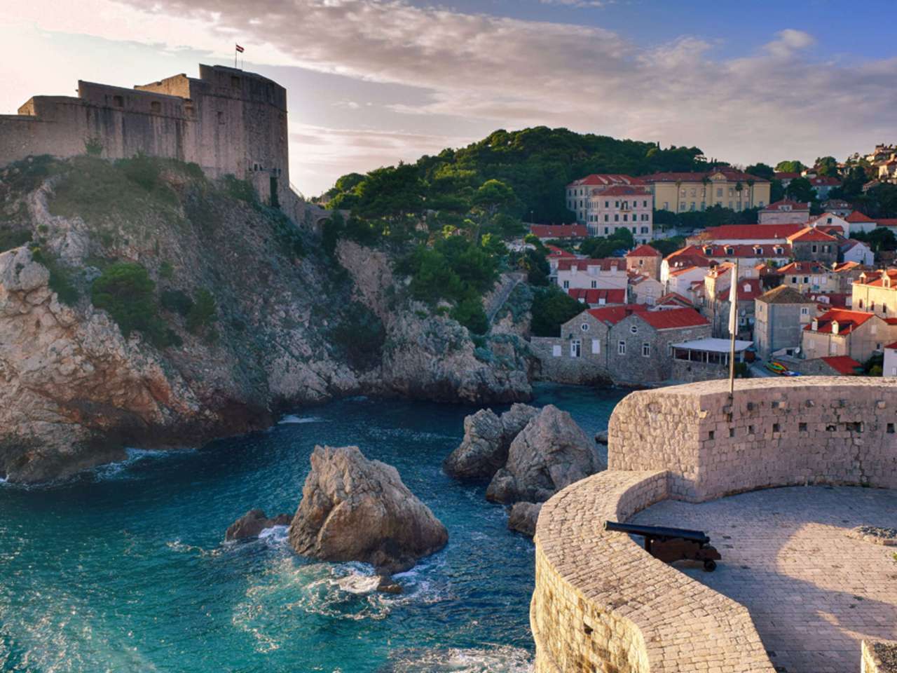 Dubrovnik Dalmácia Horvátország online puzzle