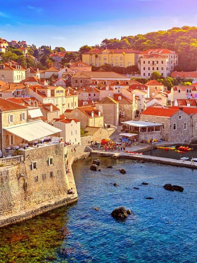 Dubrovnik Dalmácia Horvátország online puzzle