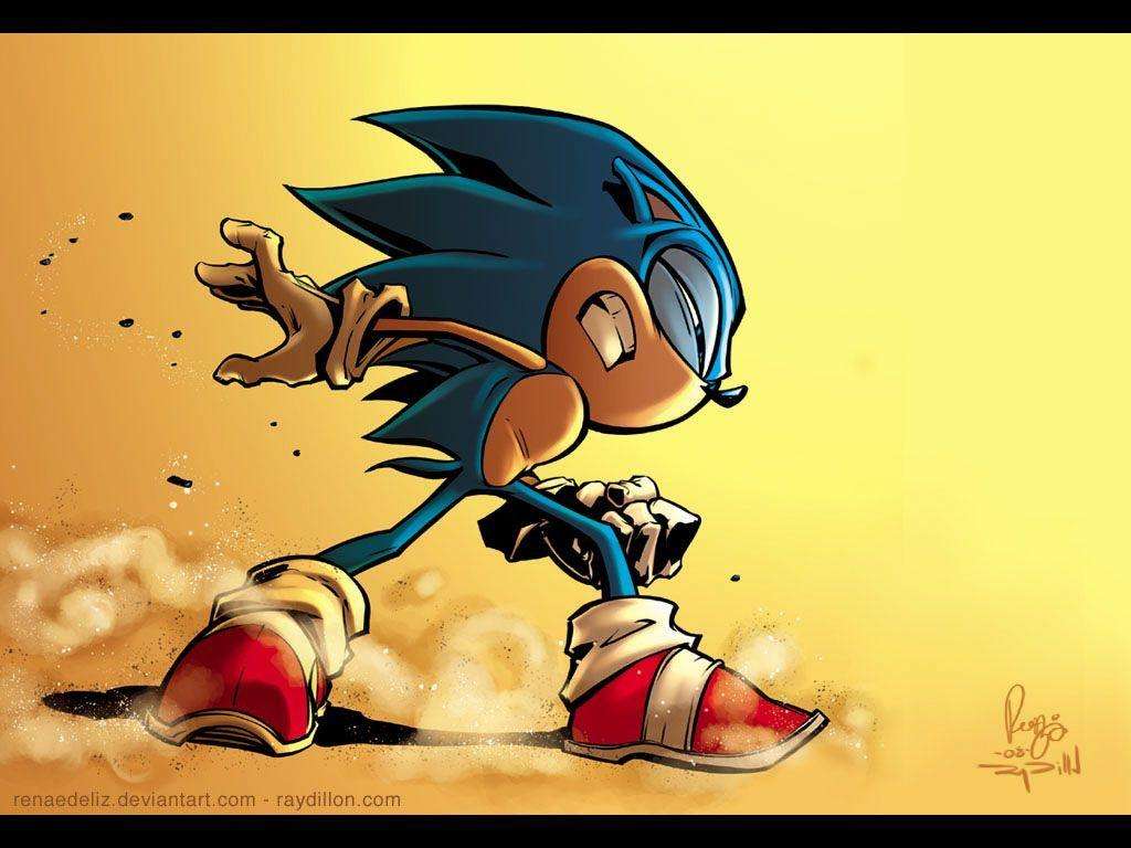 Sonic en la pelea. rompecabezas en línea