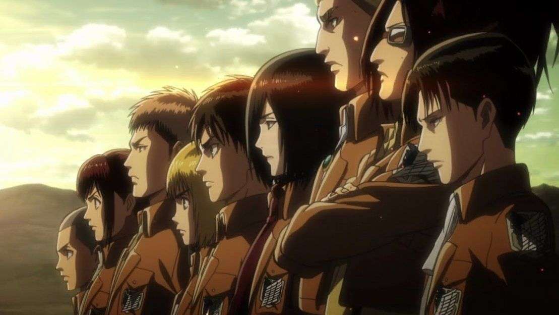 shingeki no kyojin. онлайн пъзел