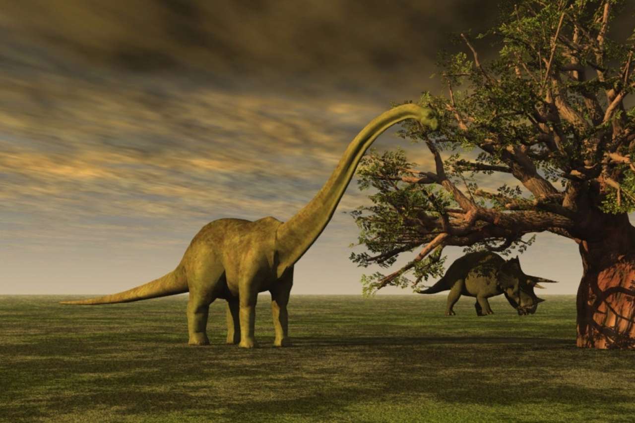 Brontosauro In Vetro Artigianale – Oggetto Da Collezione E Decorazione Scrivania, 9 Cm