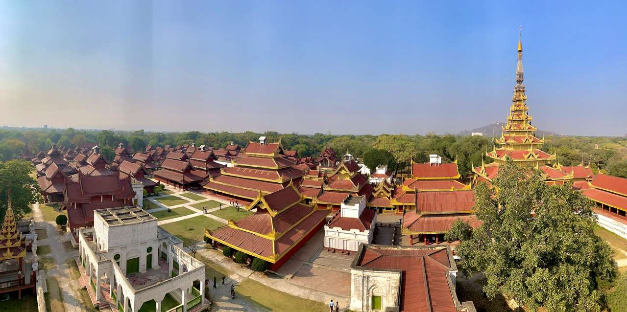 Кралският дворец в Мандалай онлайн пъзел