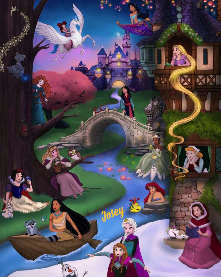 Disney-prinsessen online puzzel