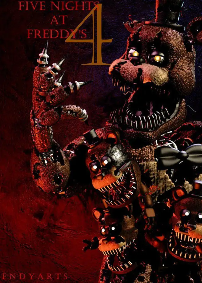 FNAF!Quebra-cabeça de madeira Five Nights Game Quebra-cabeças de