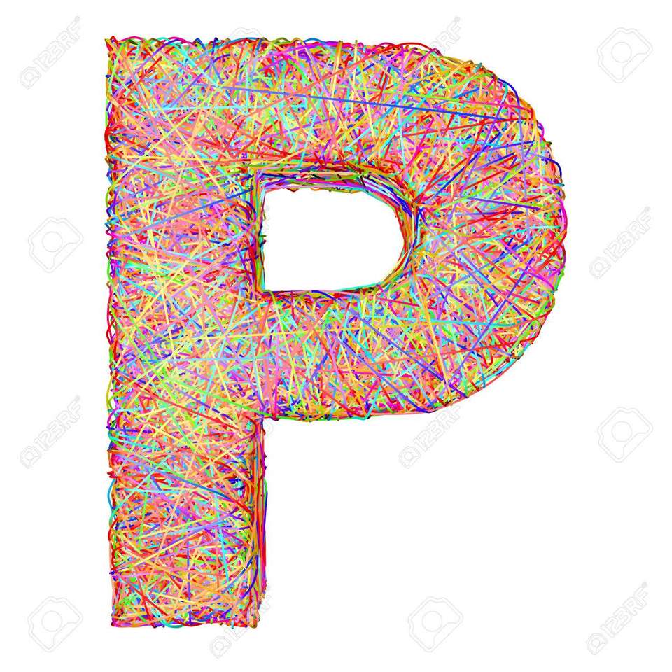 Letter P online puzzle