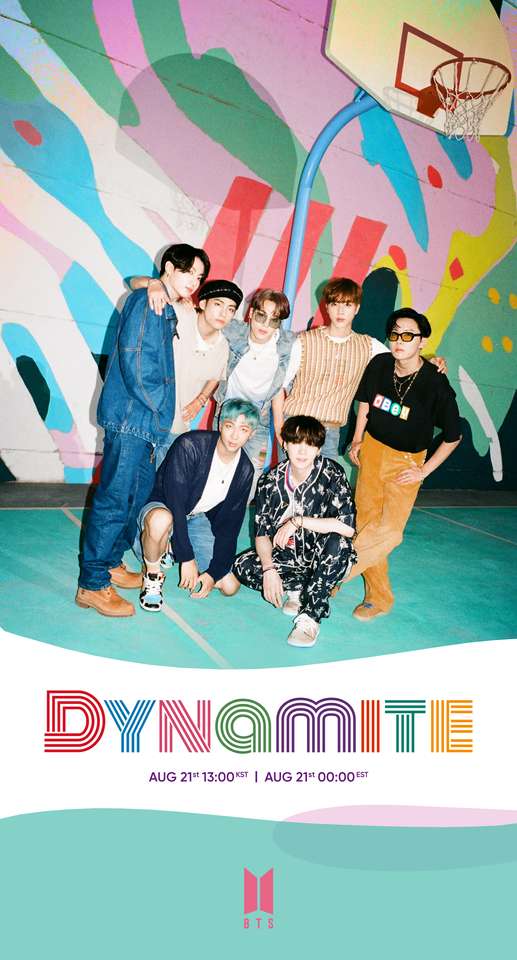 Dynamite BTS онлайн пъзел