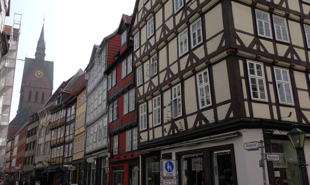 Hannover - favázas házak kirakós online