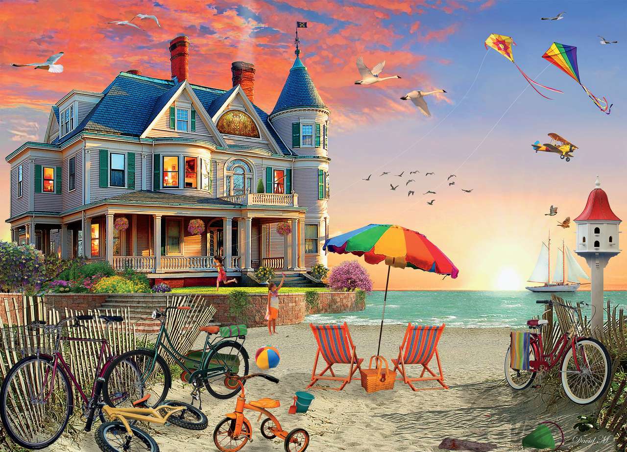 Das Haus an der Küste Puzzlespiel online