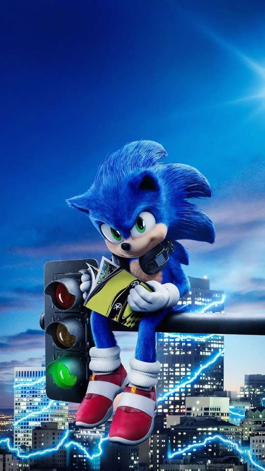 sonic in sonic the movie 2 puzzle online