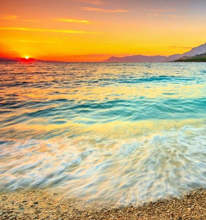 Horvátország Makarska partja kirakós online