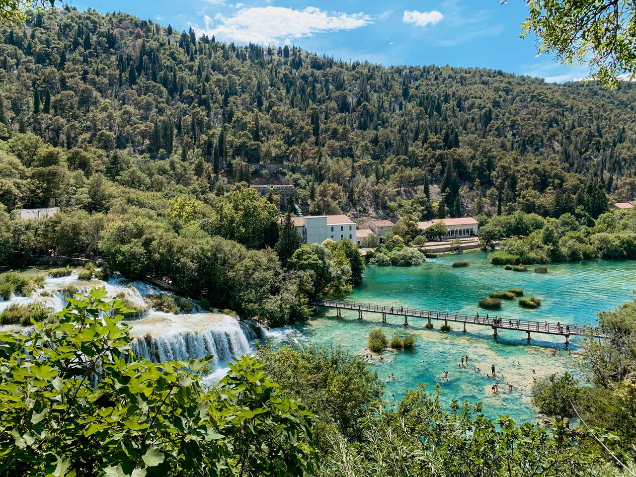 Krka nationalpark Kroatien Pussel online