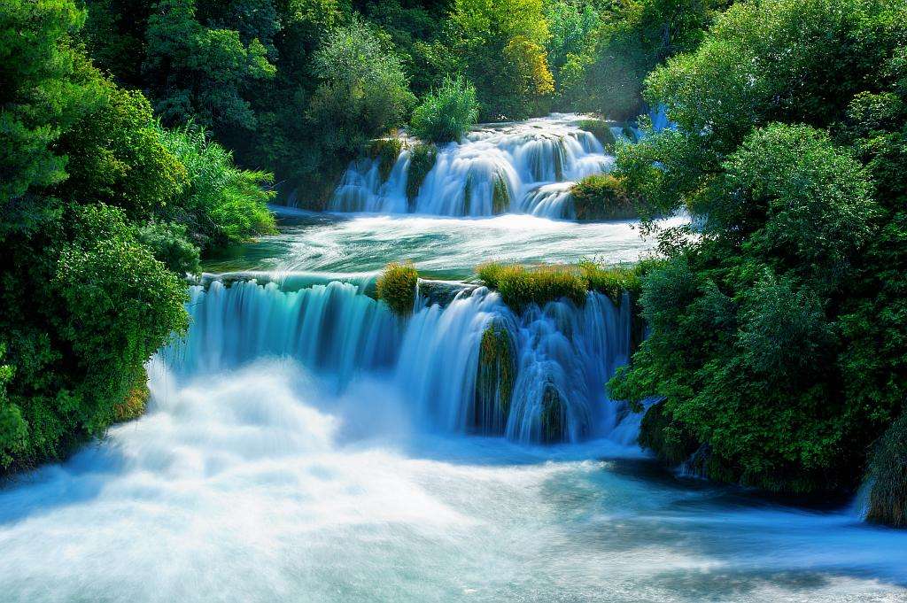 Национальный парк Крка Хорватия онлайн-пазл