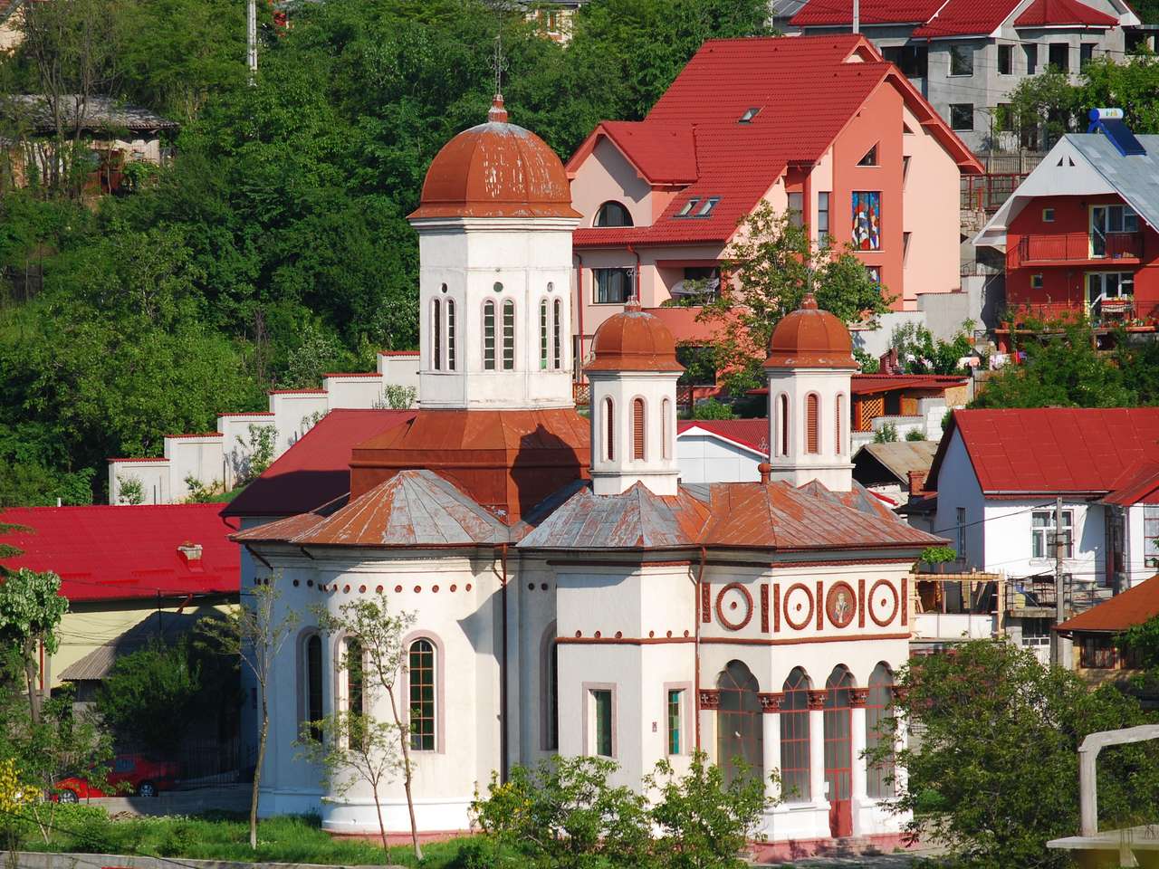 En la iglesia de Opatja Croacia rompecabezas en línea