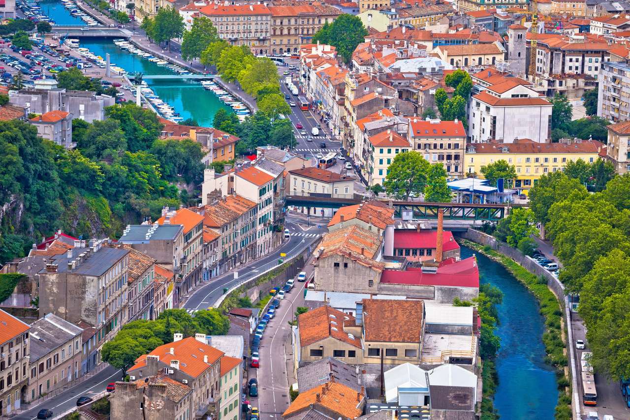 Orașul Rijeka din Croația puzzle online