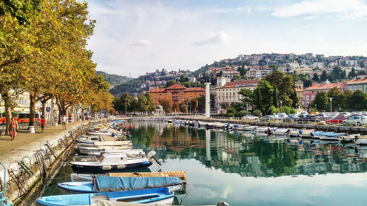 Ville de Rijeka en Croatie puzzle en ligne