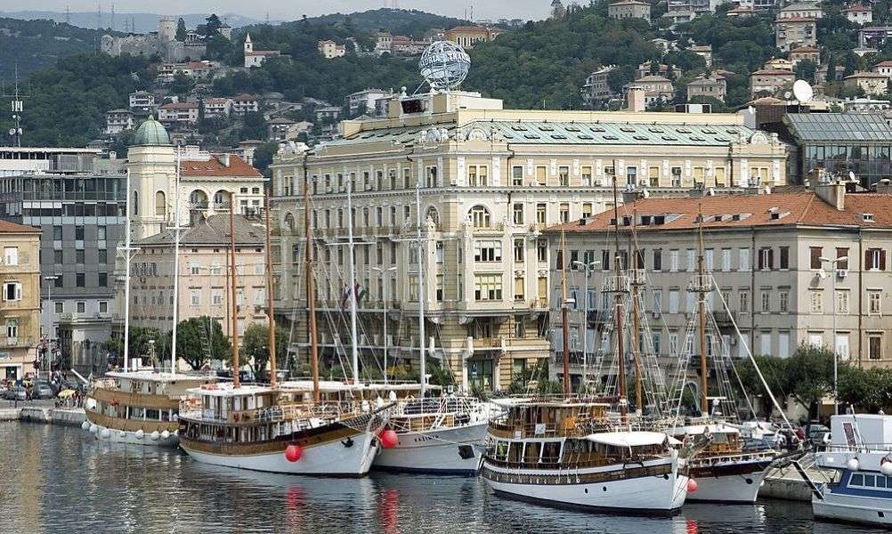 Orașul Rijeka din Croația jigsaw puzzle online