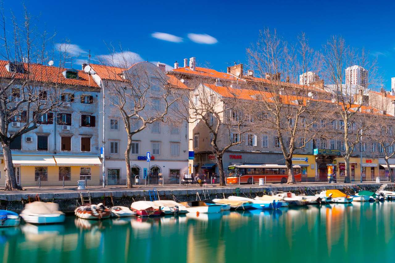 Πόλη της Ριέκα στην Κροατία παζλ online