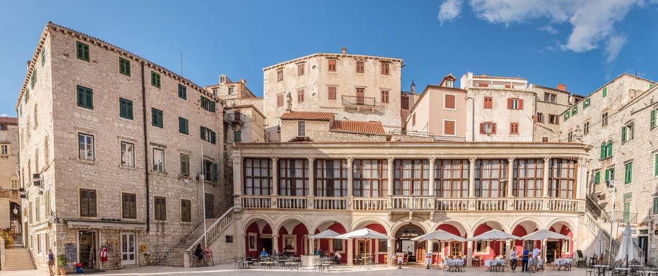 Sibenik város Horvátországban online puzzle