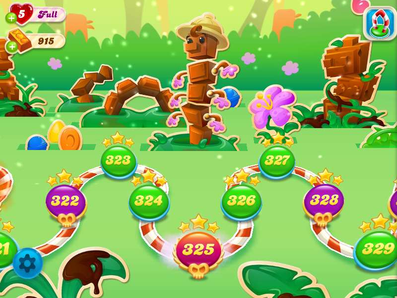 Candy Crush Chocolate puzzle online