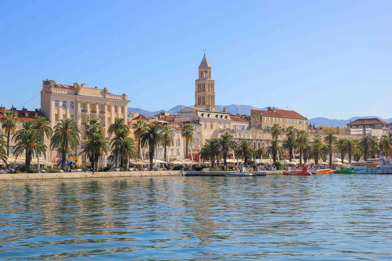 Split město v Chorvatsku skládačky online