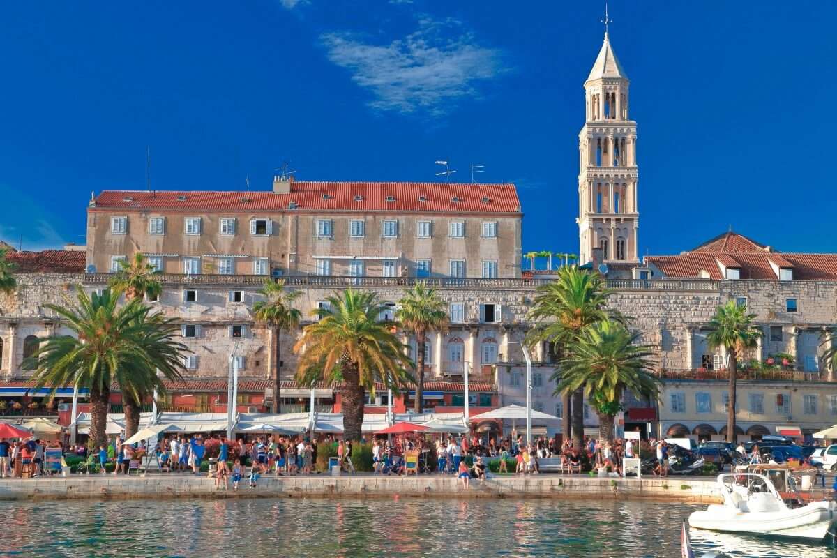 Split město v Chorvatsku online puzzle