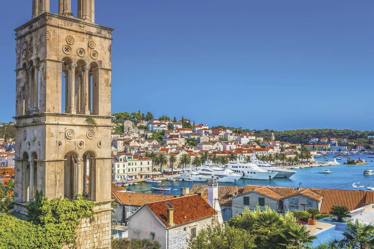 Split város Horvátországban kirakós online