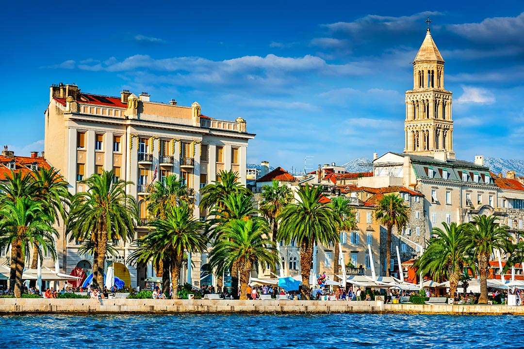 Split stad in Kroatië online puzzel