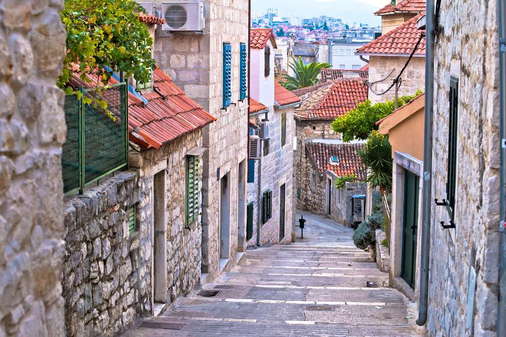 Split stad in Kroatië online puzzel