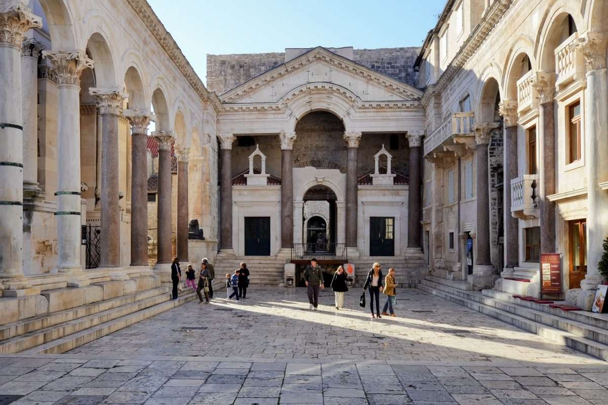 Split Paleis van Diocletianus Kroatië legpuzzel online